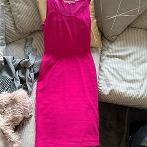 RACHEL Rachel Roy Fuchsia Midi Dress